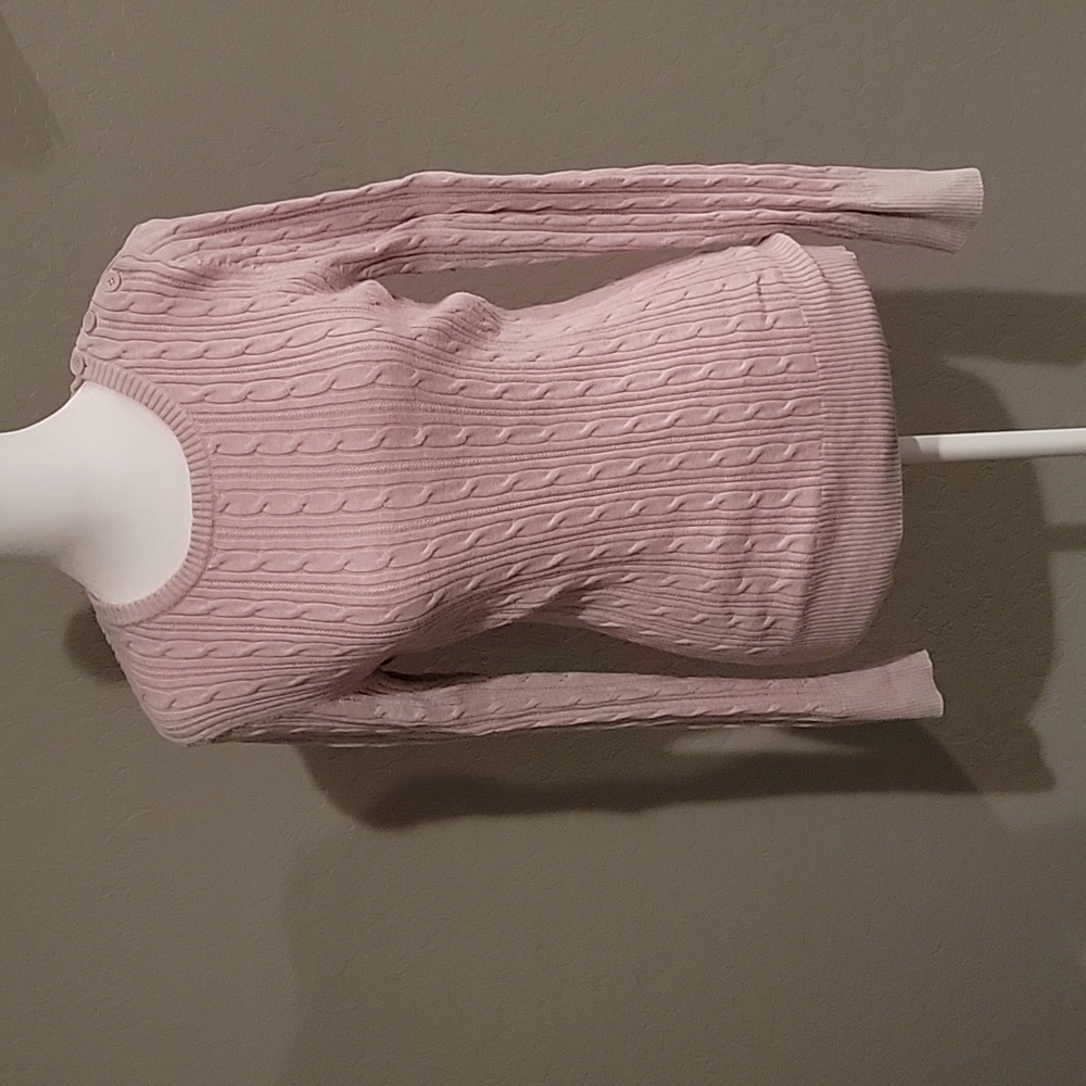 Sonoma Life Style Solid Pink Sweater. Size S
